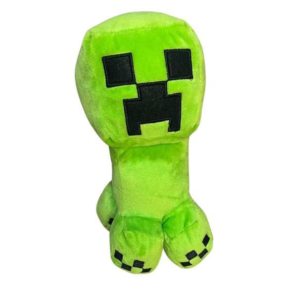 Minecraft Creeper Stuffed Plush 9” Official Mojang Studios Mattel Toy Green 2021 - Picture 1 of 5
